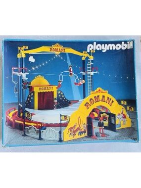 Vintage Playmobil 3720 Romani Acrobat Circus Play Set Incomplete